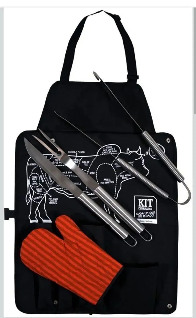 Kit churrasco da marca Imaginarium 