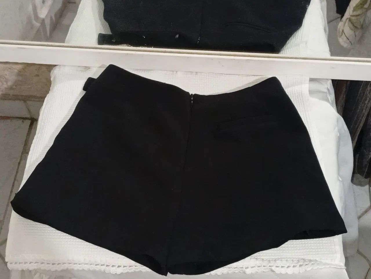 Shorts Saia Preto Infantil  - Foto 2