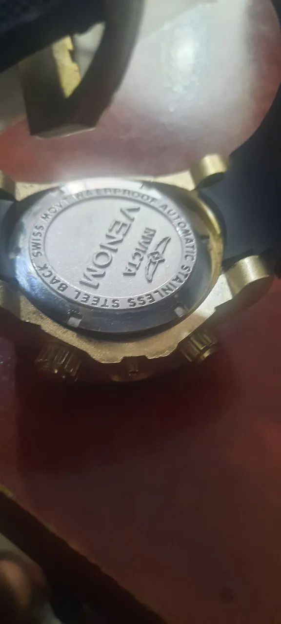 Relógio Invicta Dourado Aceito troca  - Foto 3