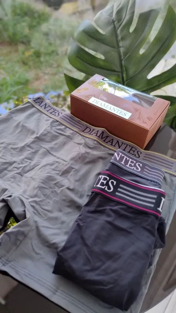 Kit de cueca box diamantes lingerie pra presentear  - Foto 2