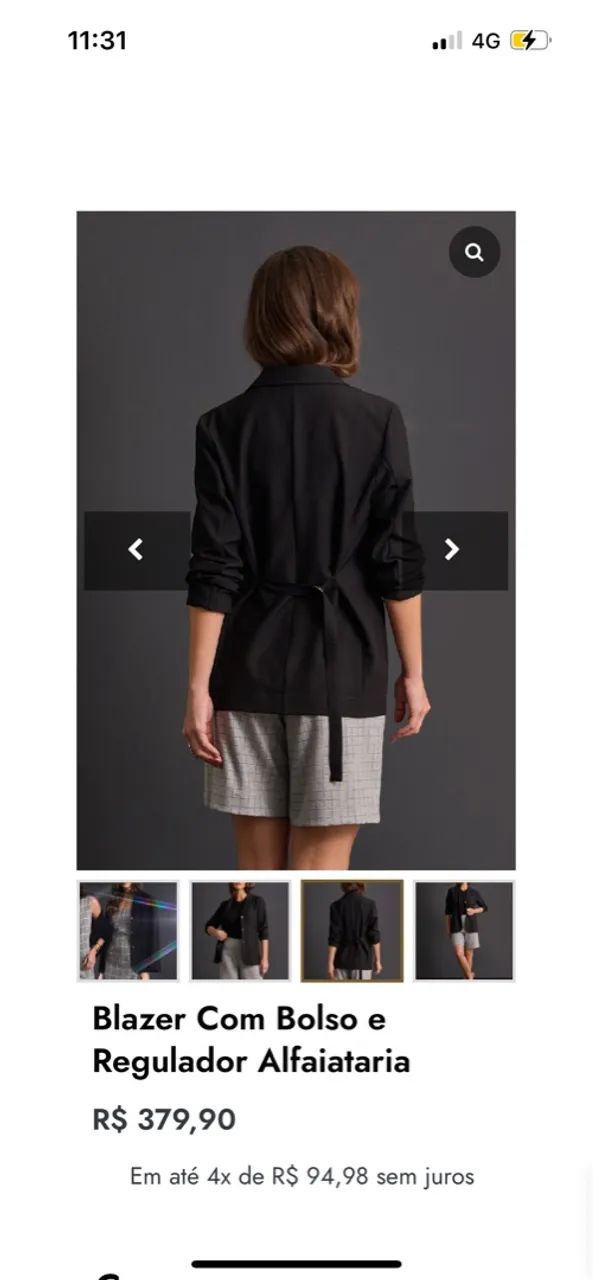 Blazer Preto TOLI 