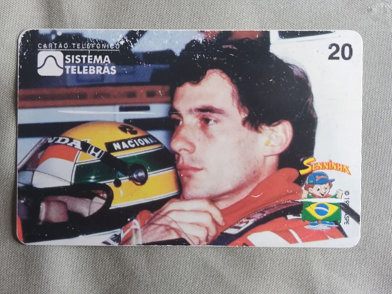 Cartão telefônico Ayrton Senna RARIDADE 