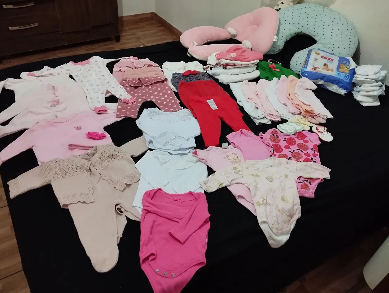 Roupas de bebê menina - várias peças