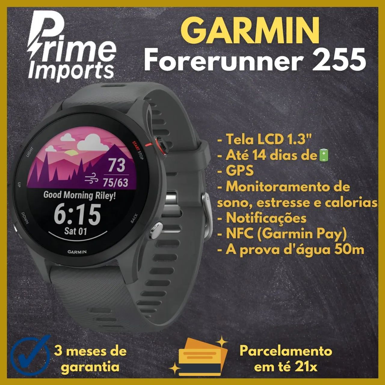 Garmin Forerunner 255 - Smartwatch para Corredores