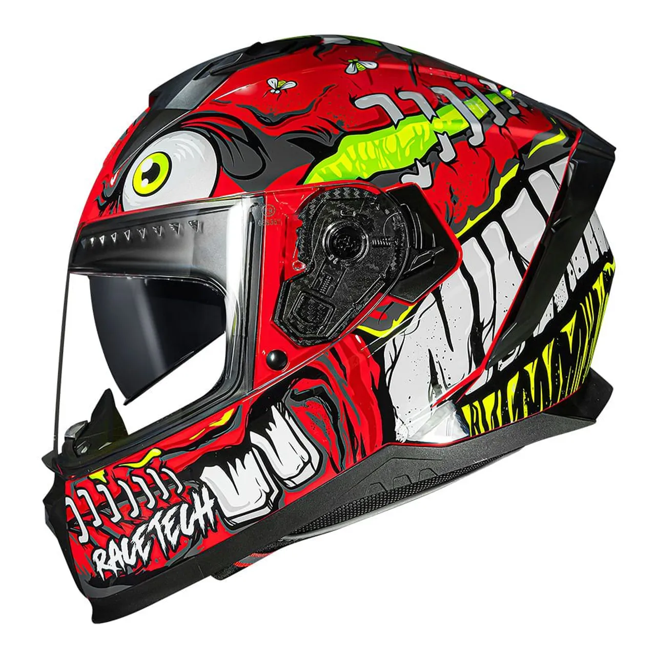 Capacete Moto Race Tech - Novo - Design Exclusivo