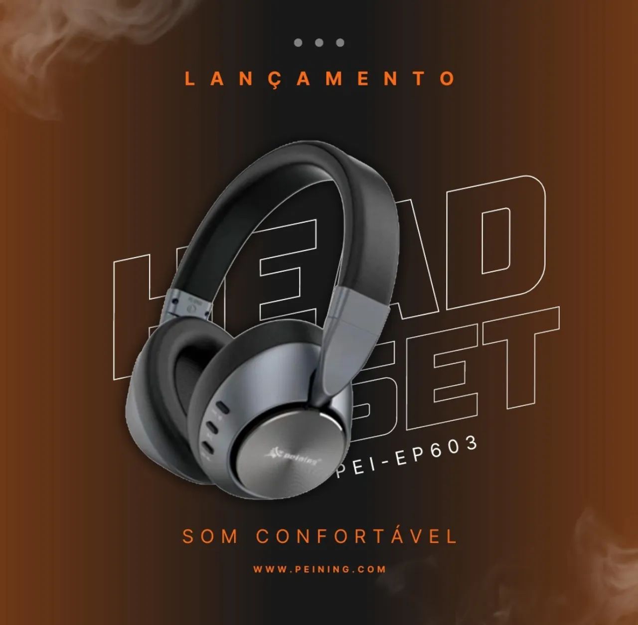 Headset Peining  - Som Confortável
