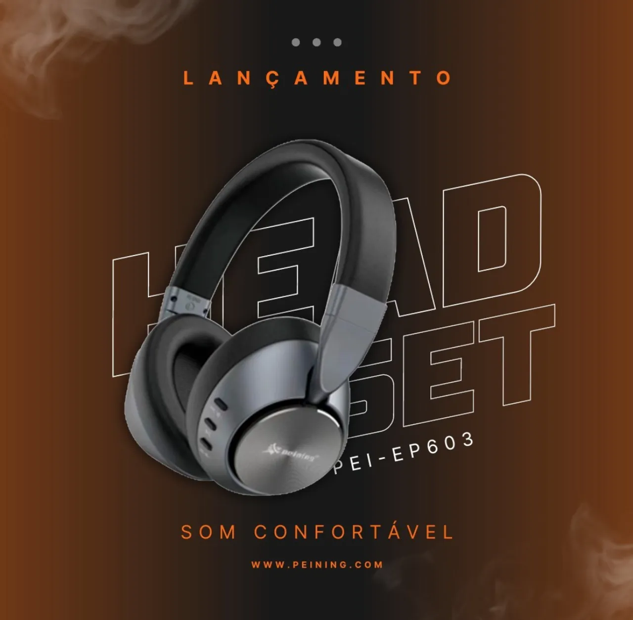 Headset Peining - Som Confortável