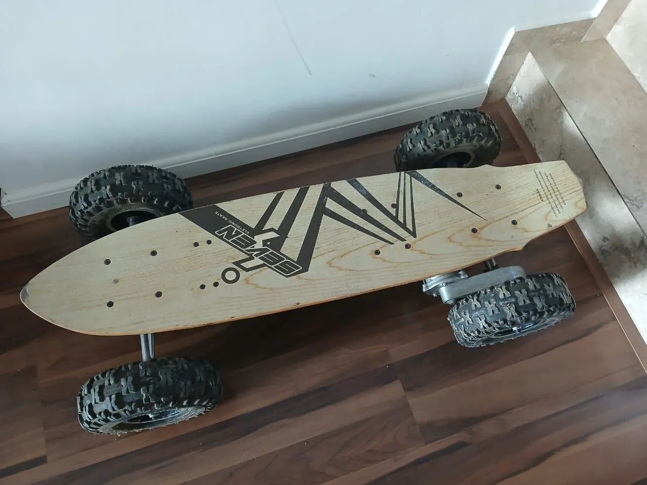 Skate Elétrico Off-Road 800W - Foto 3
