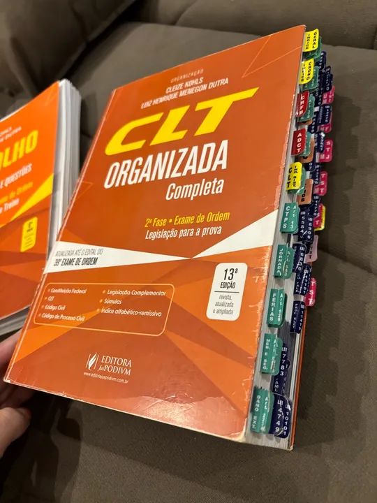 Kit apostila CLT e súmulas direito do trabalho  - Foto 2