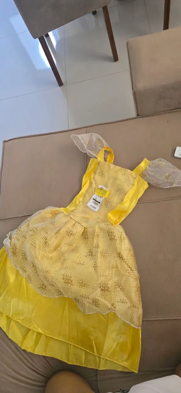 Vestido de Princesa Amarelo