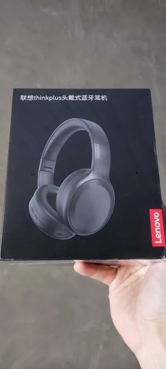 Fones de Ouvido LENOVO TH30 - Bluetooth 250 MAh - Preto - Novo