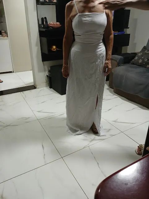 Vestido Branco Longo - Foto 5