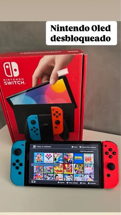 Nintendo Oled destravado