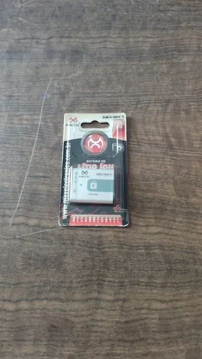 Bateria MOX MO-BK1 3.6V 980mAh Para Câmera Sony Tipo K (Type K)