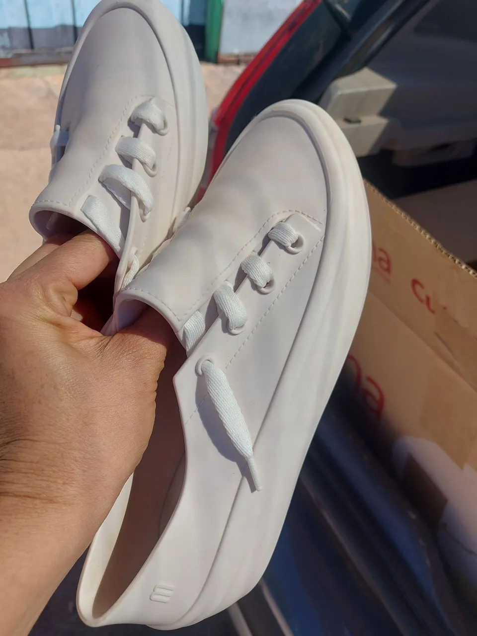 Tênis Branco Melissa n 38 novinho