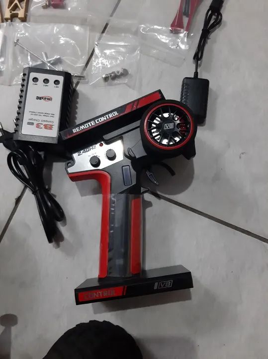 Wltoys 104016 c/ 3 baterias e Upgrades. Seminovo!!!! - Foto 5