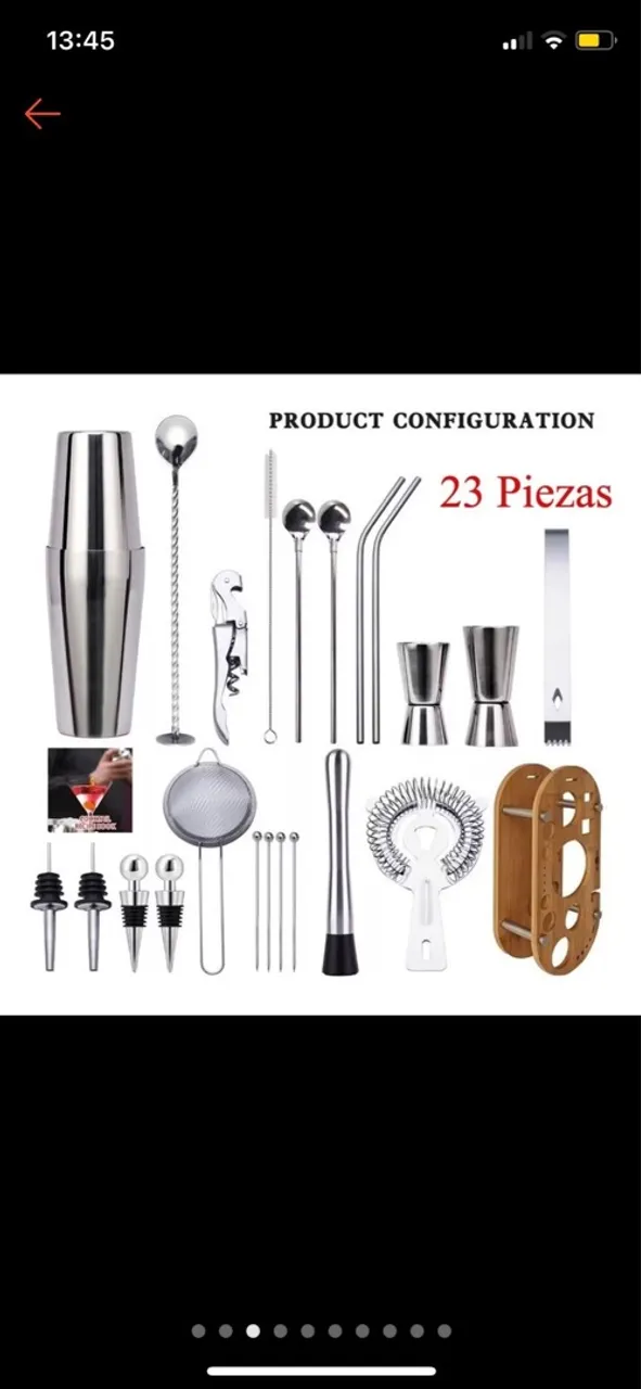 Kit de Barman com 23 Peças