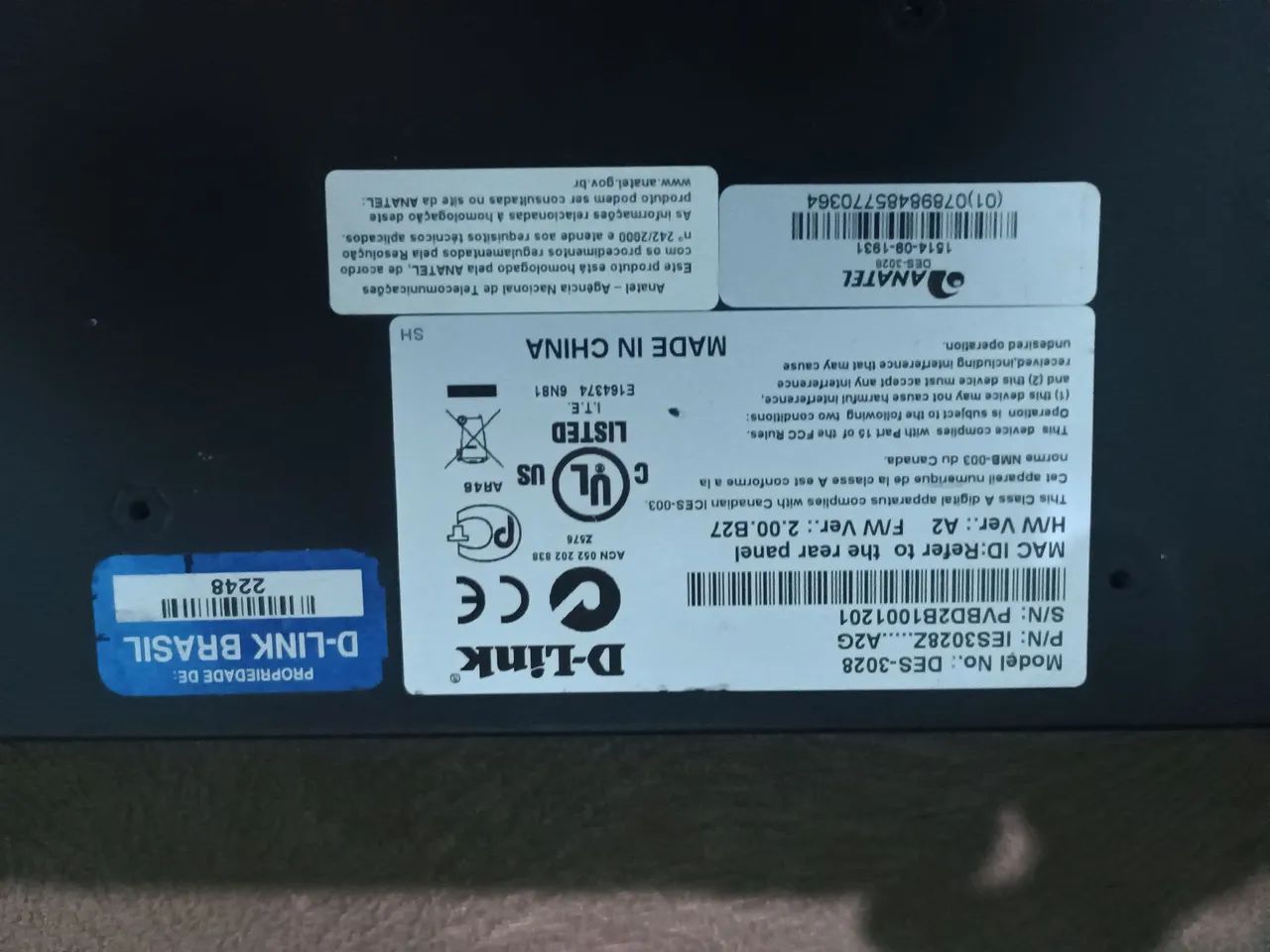 Switch de Rede ( D-Link - DES. 3028). - Foto 3