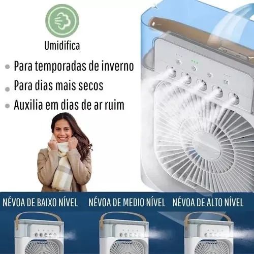 Promoção Ventilador Portátil com Climatizador. Com dispenser de água. 3 velocidades. - Foto 3