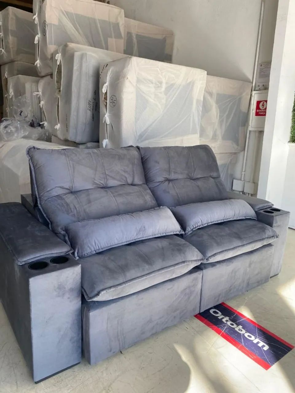 SOFÁ 2.50M EXPLOSÃO DE BELEZA PAGUE NA ENTREGA  - Foto 3