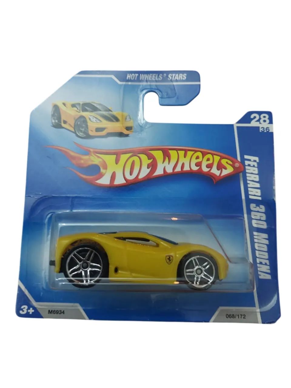 Hot Wheels Mainline Ferrari 360 Modena Amarela