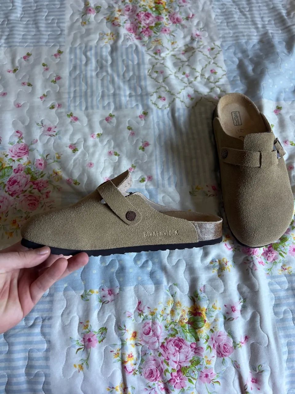 Sandálias Birkenstock Bege tamanho 42