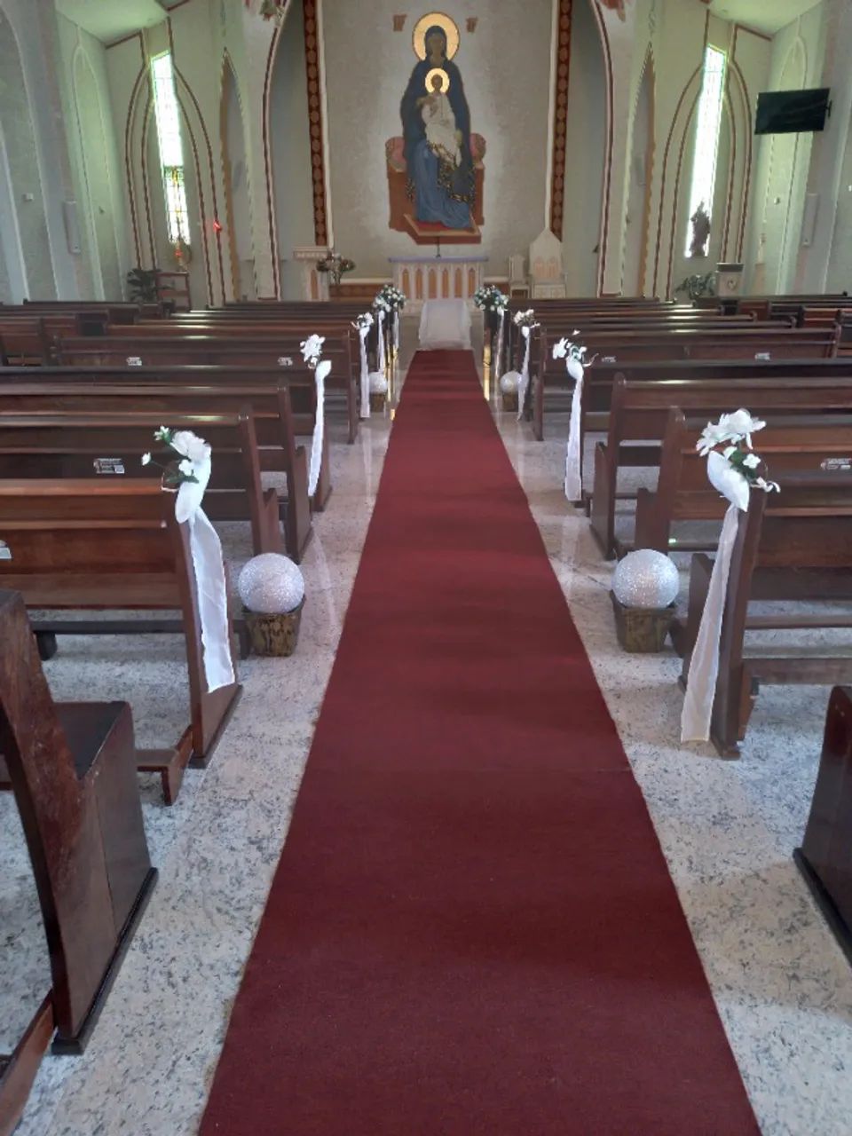 Decoração corredor para cerimônia de casamento - Foto 5