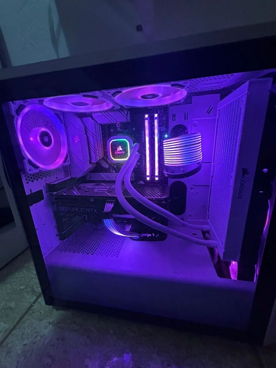 PC Gamer BRANCO RGB ASUS ROG / CORSAIR | RTX 3060 - Foto 2