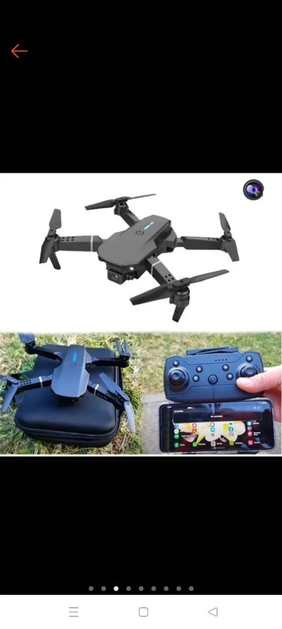 Drone com camera e88 e controle voo ao vivo pelo app TAG e99 gt3 
