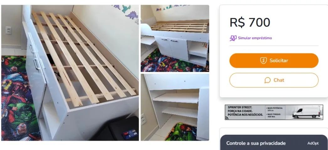 Cama solteiro multifuncional - Foto 3