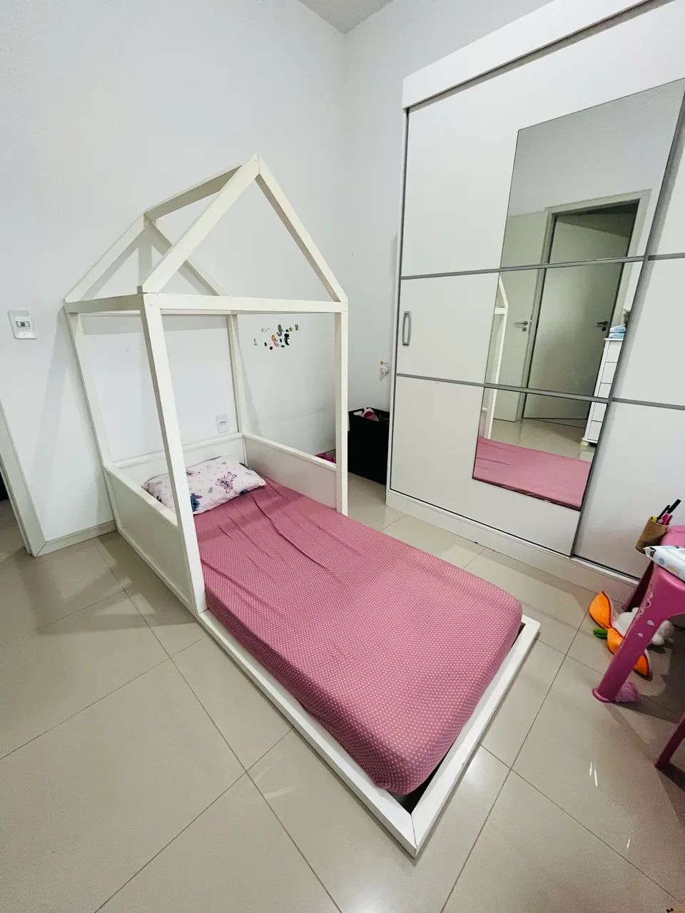 Cama Montessori Excelente Casinha Solteiro