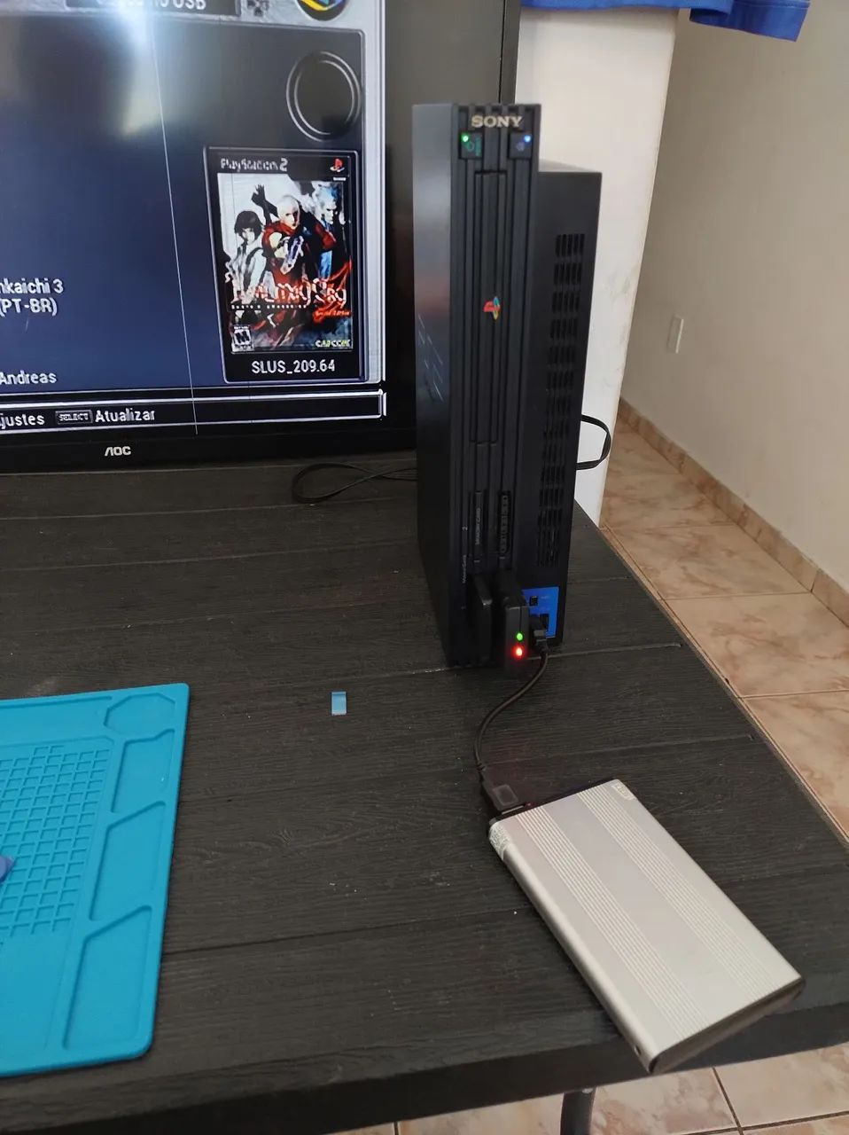 Play Station 2 FAT Cheio de jogos HD PS2 e PS1 Aceitamos Olx Pay 