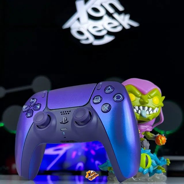 Comando Ps5 Roxo Controle Dualsense PS5 Roxo Chroma Indigo - Sony | Cor vibrante e ...