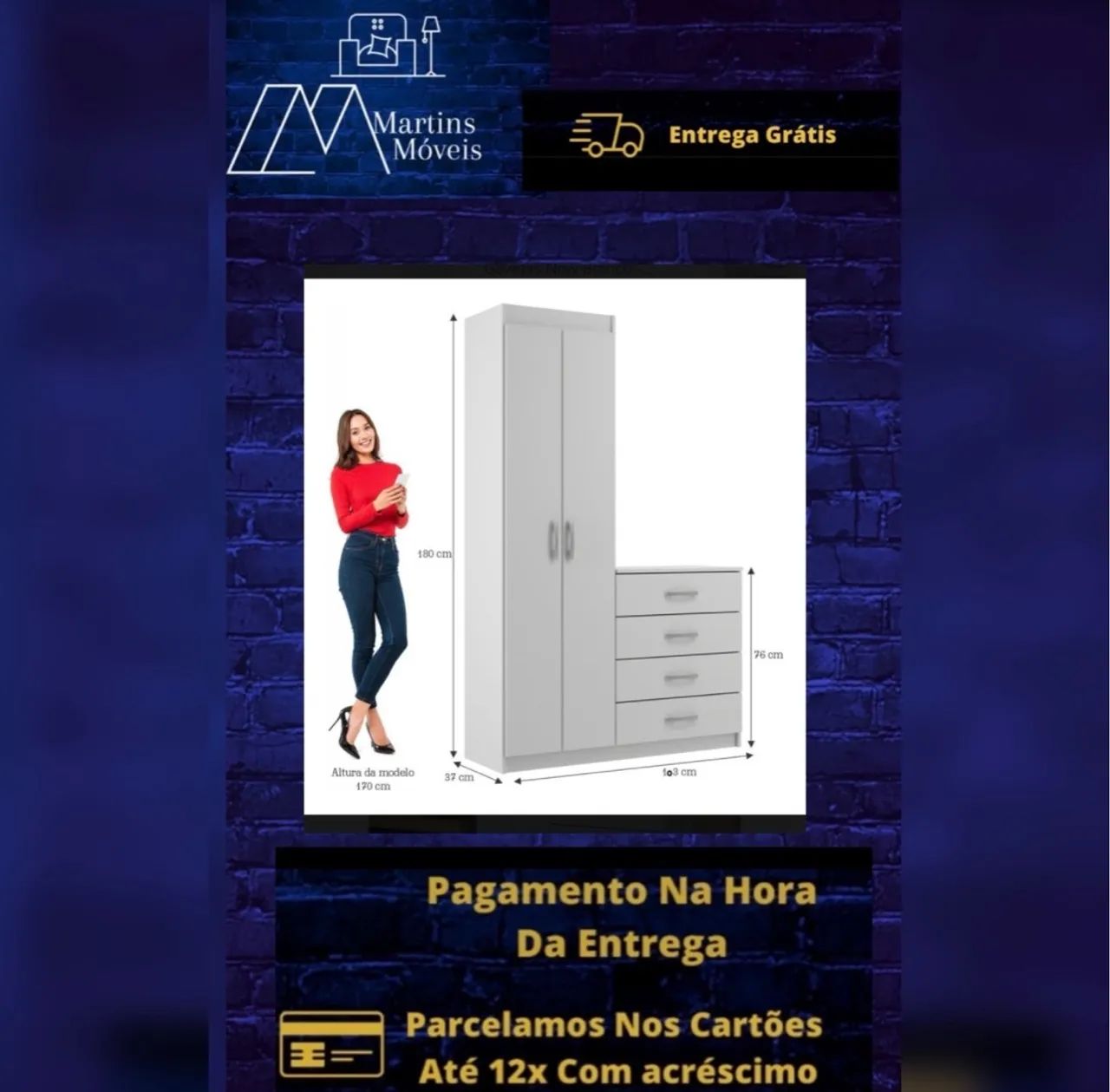 GRANDE PROMOÇÃO*CÔMODA EVIDENCIA LARISSA  ENTREGA GRÁTIS ACEITA CARTÃO - Foto 5