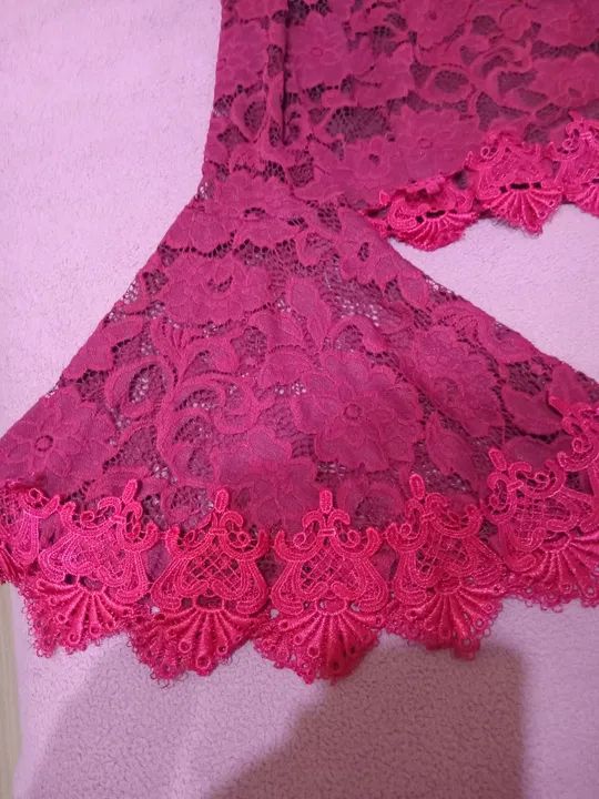 Cropped vinho de manga longa - Foto 2