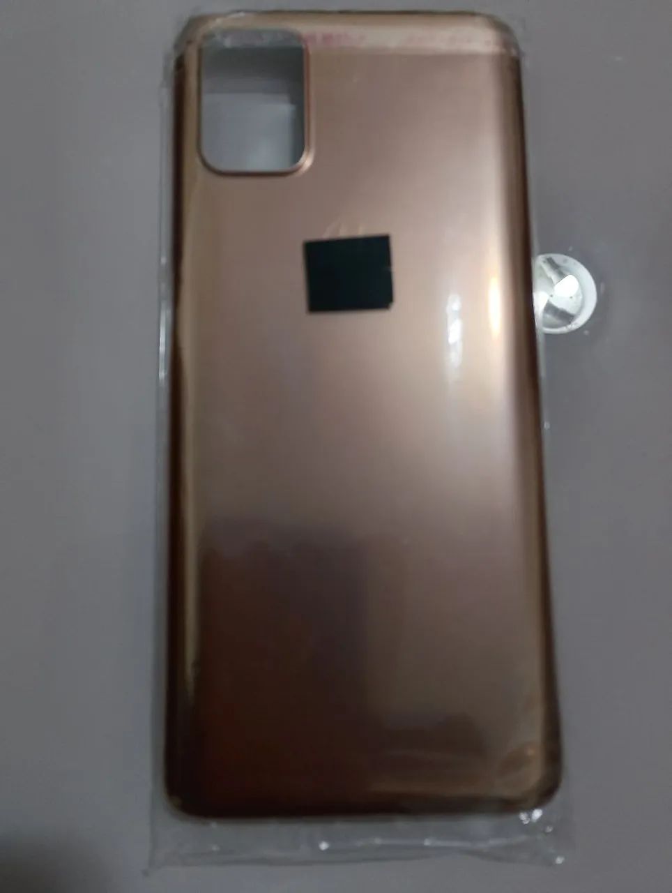 Capa Traseira fixa, Cor Rose Gold, Celular G9 Plus, nova, embalada 