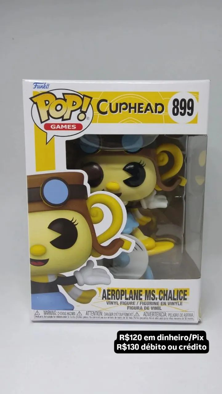 Funko Pop Cuphead Aeroplane Ms. Chalice #899