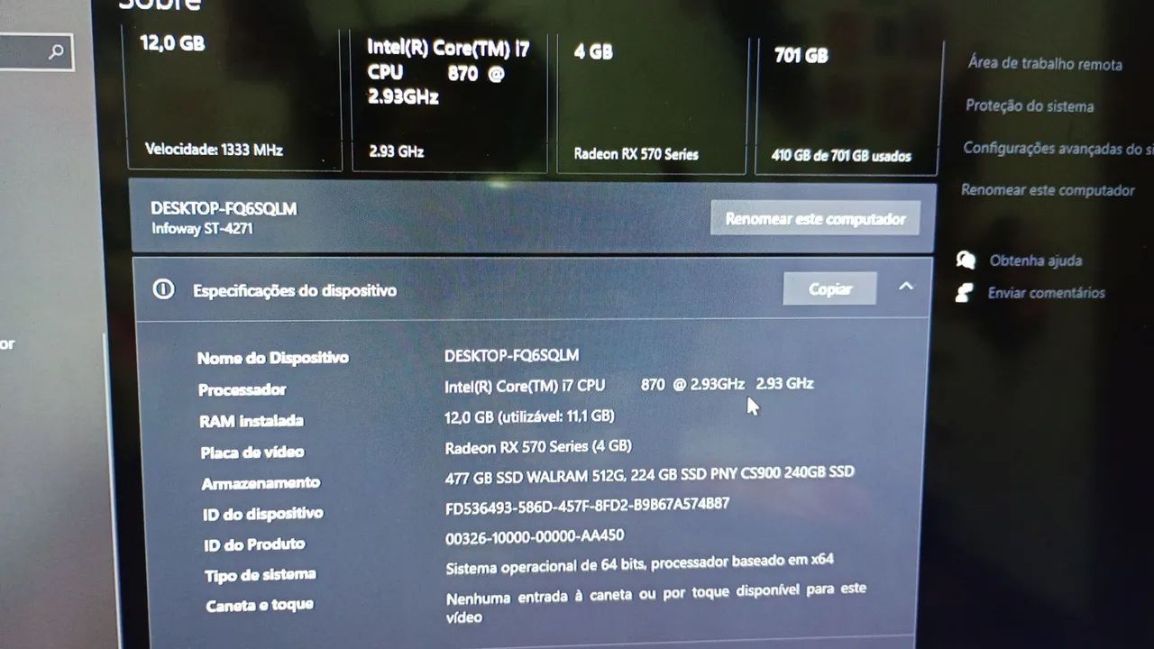 PC GAMER LOW, RODA VARIOS JOGOS E VARIOS TIPOS DE TRABALHOS