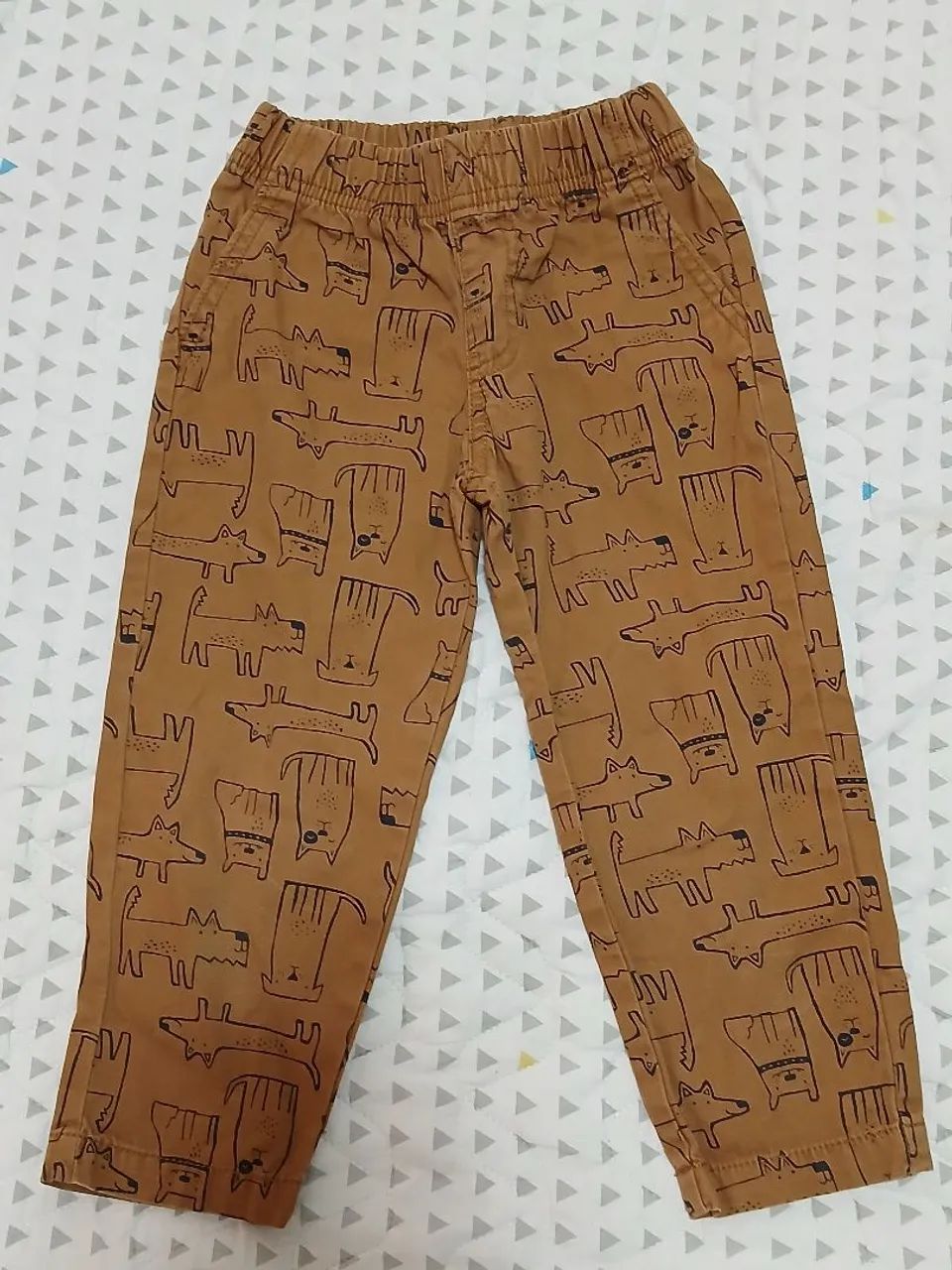 Calça Infantil com Estampa de Cachorro