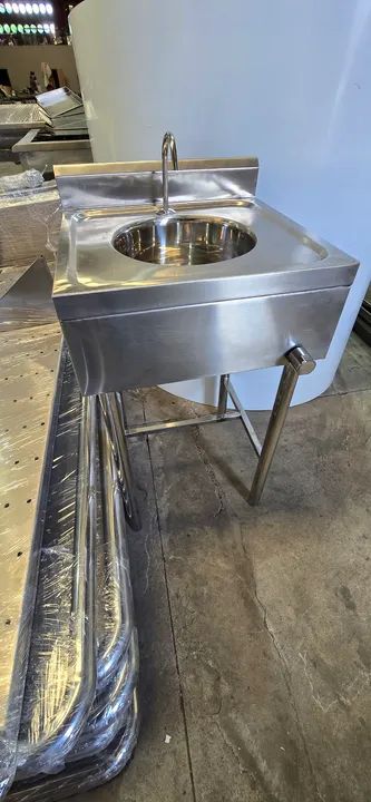 Pia aço inox para comércio - Foto 2