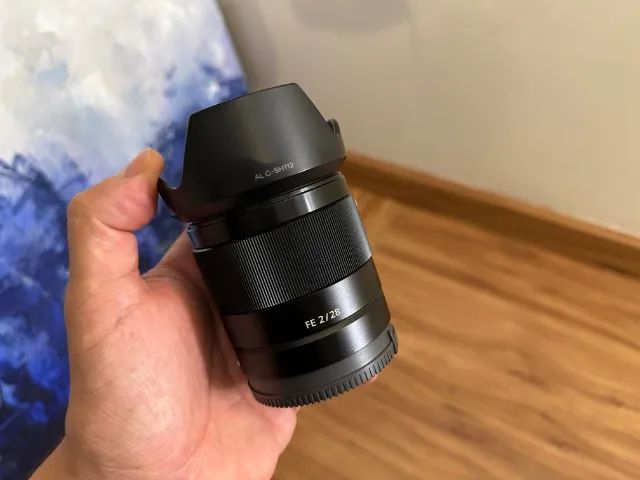 Lente Sony FE 28mm f2 Estado de Nova Full Frame e Crop - Foto 2