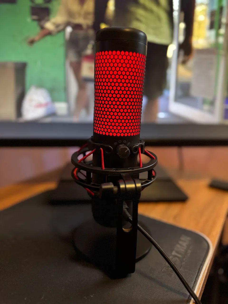 Microfone Gamer HyperX QuadCast USB Condensador 64842077299329122