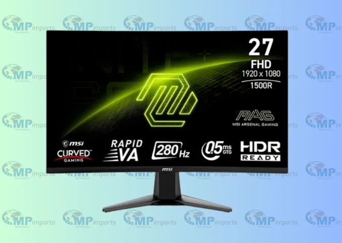 Loja MP Imports: Monitor Gamer Curvo MSI MAG 276CXF, 27" FHD, VA, HDR, 280Hz, 0.5ms - Foto 3