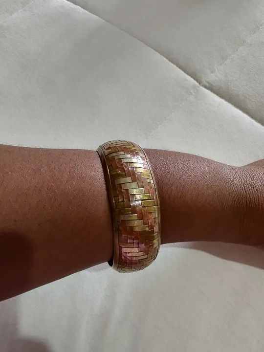 Pulseira antiga de bronze  - Foto 2