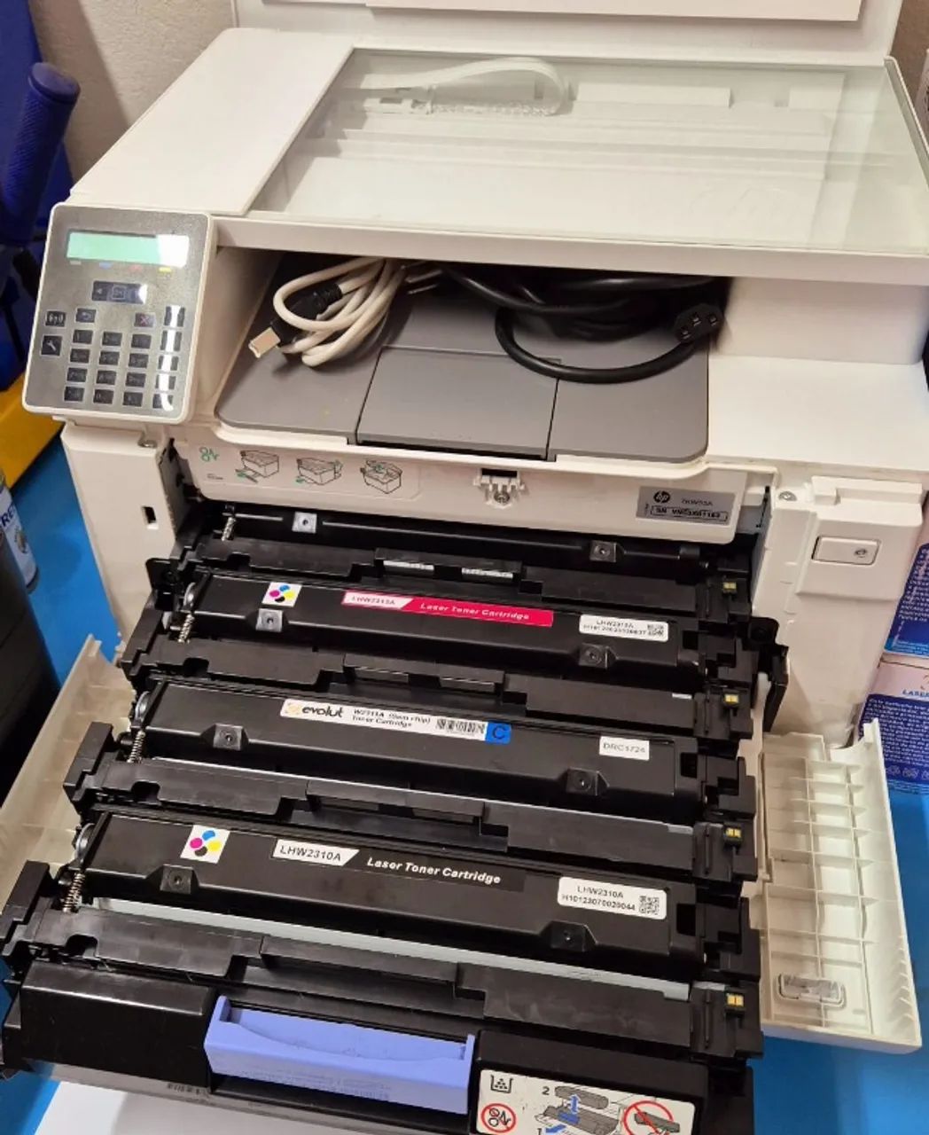 Impressora Multifuncional Cor Hp Laserjet Pro M182nw 220v - Foto 5