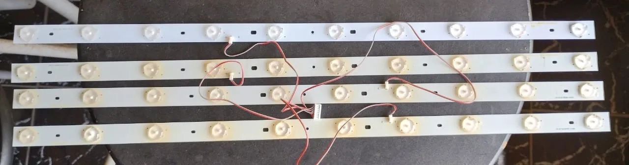 Kit 4 barras de LED tv Philco - Usado - ver Descrição Completa - Foto 5