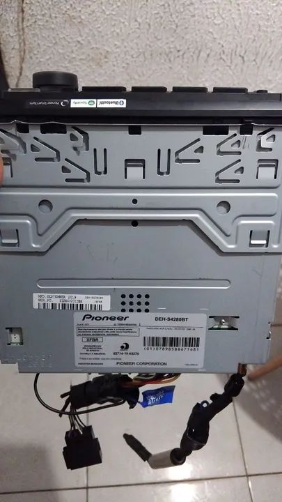 Som automotivo Pioneer com Bluetooth vendo ou troco por acessórios de som - Foto 3