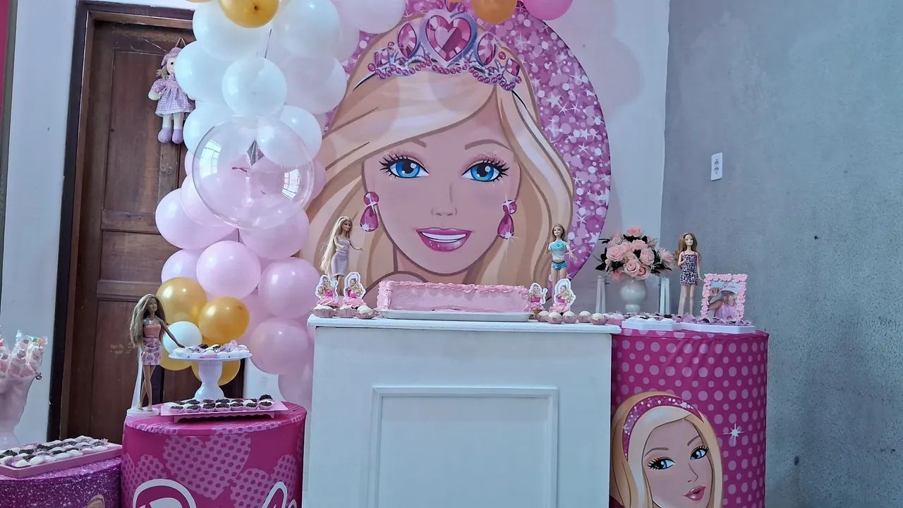 Caixa da Barbie - Pink64860948135043123