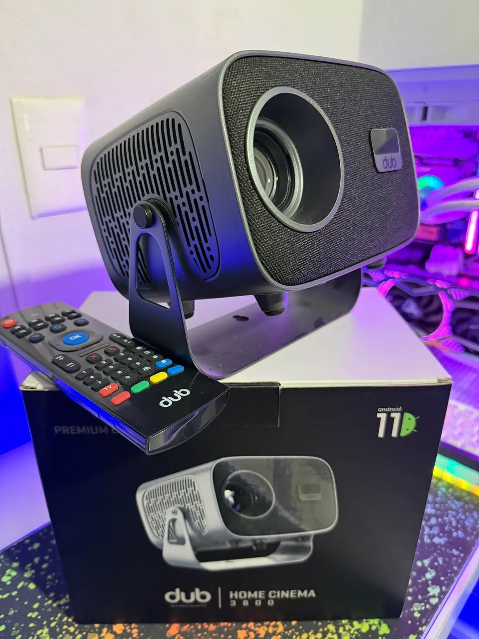 Projetor Dub Home Cinema 3800 lumens - 200 polegadas64522267040003122