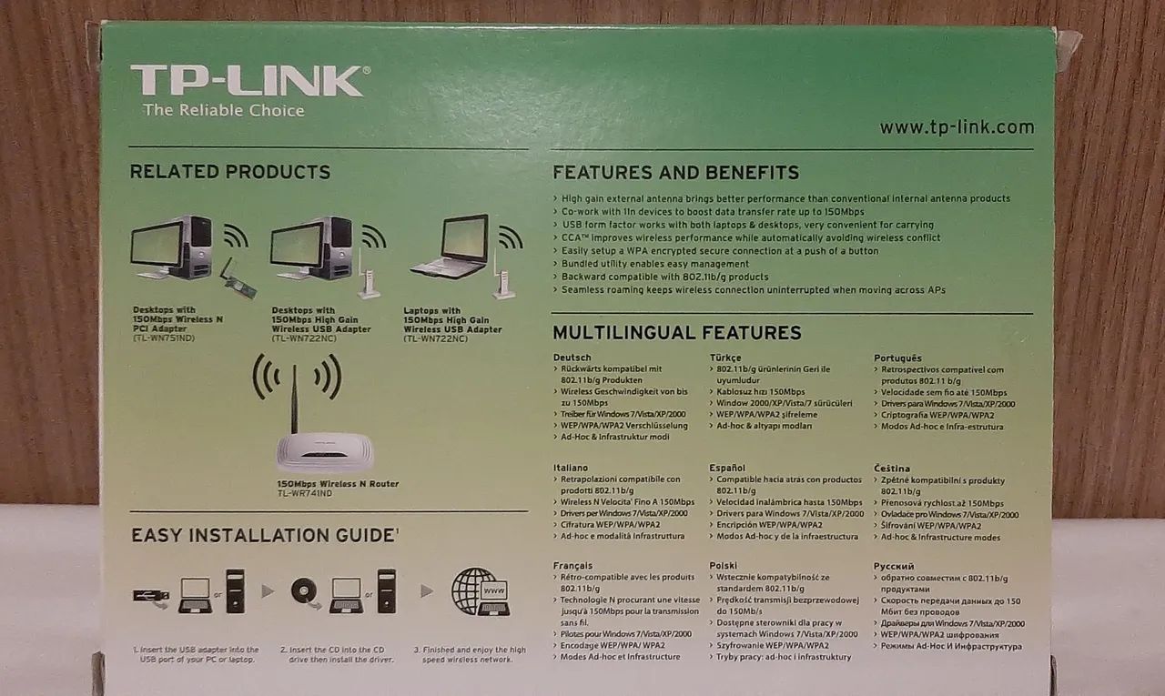 Adaptador USB Wireless TP Link64529516568833121